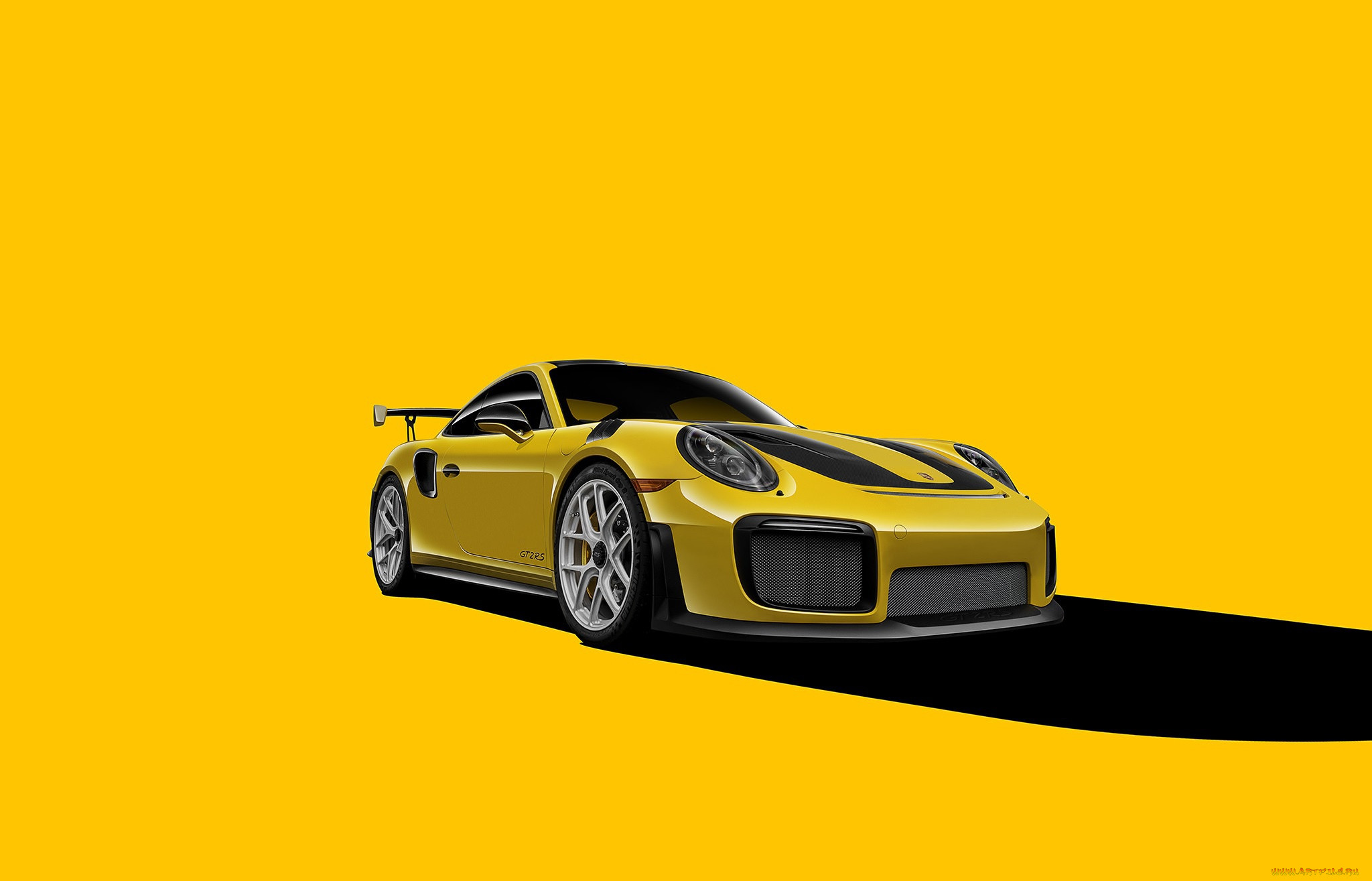 , porsche, backgraund, vag, yellow, gt2